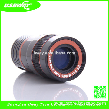 New product 2015 Mobile Phone Lens Kit Telescope with high quality Optical Zoom Telescope Camera Lens for Cell Phone 8x Lens